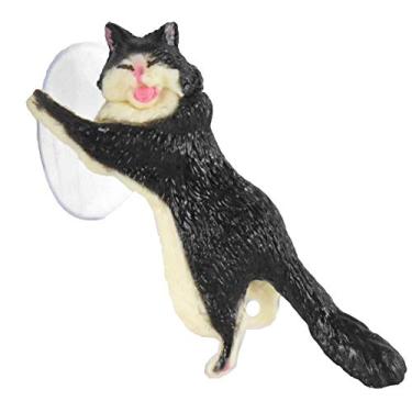 Imagem de NOVELTY GIANT WWW.NOVELTYGIANT.COM Suporte de ventosa de resina para celular gatinho fofo (preto)