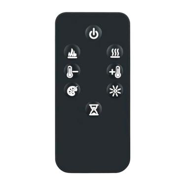 Imagem de Allimity BLF7451 Controle remoto substituído adequado para lareira elétrica linear montada na parede DIMPLEX BLF7451 BLF5051-INT BLF3451 BLF7452 DWF3651B BLF3451-INT BLF7451-INT 6909590100 BLF500100