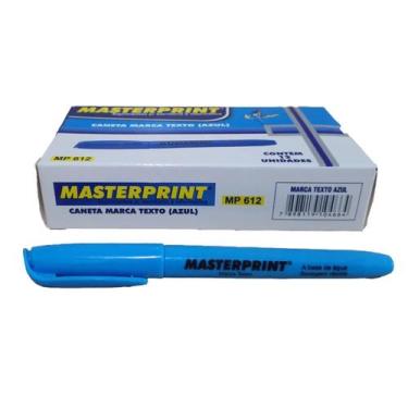 Imagem de Marca Texto Azul com 12 unidades - Masterprint