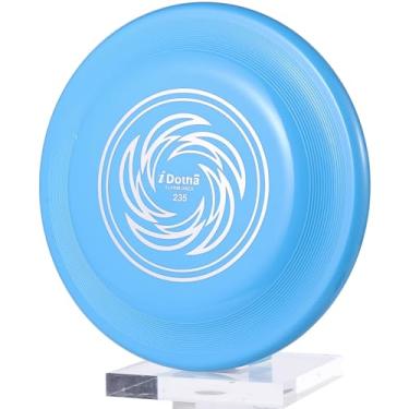 Imagem de iDotha Disco voador esportivo, discos voadores de competição, brinquedos leves e duráveis para jogos ao ar livre no quintal, praia, gramado, parque, 105 gramas, disco de 24 cm.