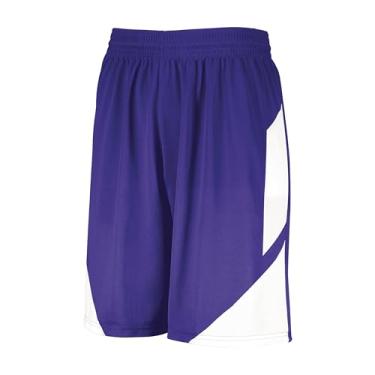 Imagem de Augusta Shorts de Basquete Jovens Passadinhos Roxo/Branco Médio