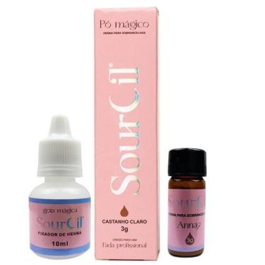 Imagem de Henna De Sobrancelha Sourcil Kit Designer Profissional sombracelha ren