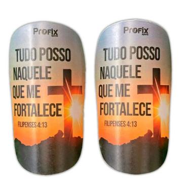 Imagem de Caneleira Profix Tudo Posso Naquele - Profix Sports, P - 09cm x 13,5cm