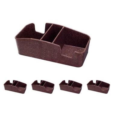 Imagem de 5un Porta sache mesa bares restaurante hotel marrom escuro - EVO