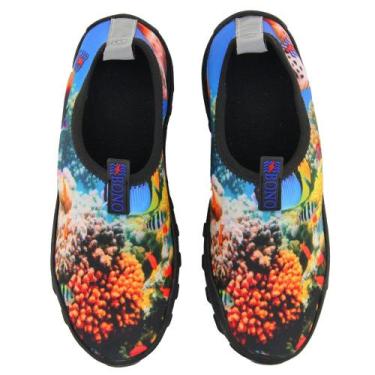 Imagem de Sapatilha Neoprene Aquática Tênis Náutico Híbrido Praia Mergulho Surf 