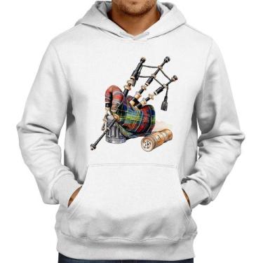 Imagem de Moletom Gaita de Foles - Foca na Moda, Branco, P