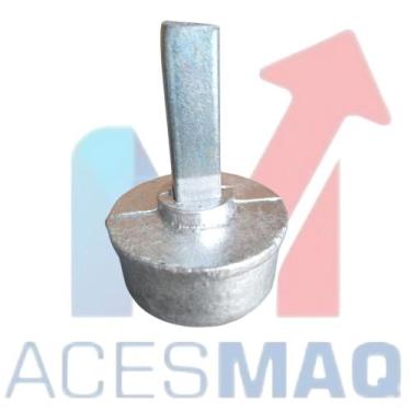 Imagem de Bucha Alumínio Com Pino 3" Polegadas Toldo Cortina Retrátil - Toldos 