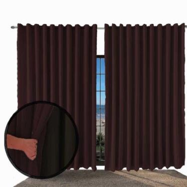 Imagem de Cortina Blackout 8,00 x 2,60 Com Voal varão simples paris - Bravin Cor