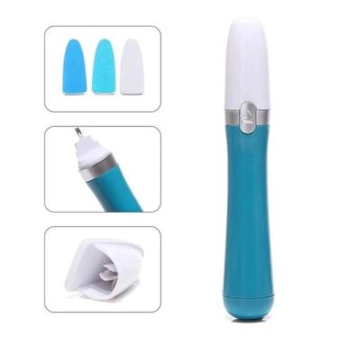 Imagem de Lixa de Unha Elétrica Manicure Pedicure com 3 Lixas, Lima de Unha - LO