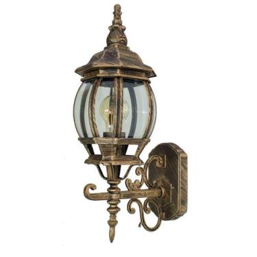 Imagem de Arandela Colonial em alumínio vintage E27 retro - ouro velho ST201PP -