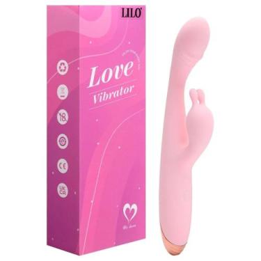 Imagem de Vibrador Ponto G Usb Rabbit 10 Modos Lilo Vipmix, Rosa