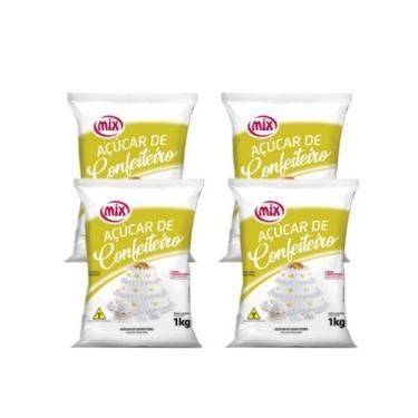 Imagem de Açúcar de Confeiteiro Mix - 1Kg - com 4 unidades