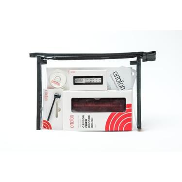 Imagem de Ortofon Pacote de acessórios HiFi para toca-discos, escova de fibra de carbono, ferramenta de alinhamento, escova Stylus, nível, medidor de pressão