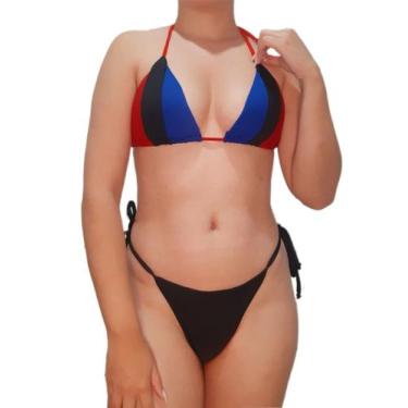 Imagem de Coleção circense conjunto de biquíni feminino com bojo - RAYS MODA, Pr