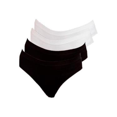 Imagem de Kit com 4 Calcinhas Biquíni Hope S38020 Colorido, Preto, EG