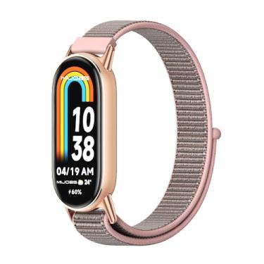 Imagem de MIJOBS Pulseira de substituição respirável para Xiaomi Mi Band 10/9/8 para Mi Fit Band 9 SmartWatch para mulheres e homens