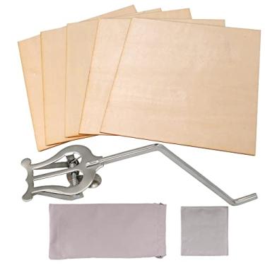 Imagem de Conjunto de lira de saxofone para saxofone de madeira de tília com clipe de música, clarinete, trompete, espectro de marcha, suporte de música