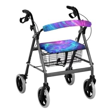 Imagem de LedBack Walker Accessories Almofada de assento rollator azul roxo Walker capa de assento andadores, andadores e acessórios para andadores para idosos