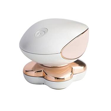 Imagem de Ruiqas Navalhas elétricas, barbeador elétrico feminino, dispositivo de remoção de pelos impecável, barbeador de perna indolor sem fio com luz LED, barbeador facial recarregável à prova d'água para