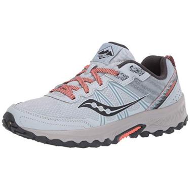 Imagem de Saucony Tênis de corrida feminino Excursion TR14 Trail, Sky | Coral, 38