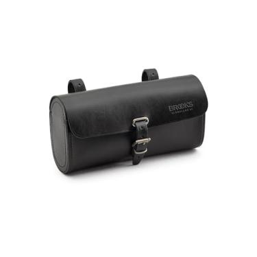 Imagem de Brooks England Bolsa de selim Challenge 1,5 Lt preta, acessório de ciclismo para selim de couro de bicicleta