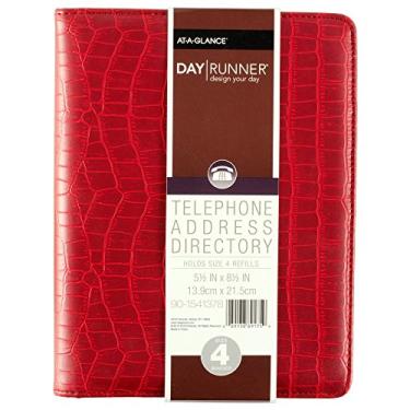 Imagem de Agenda de telefone/endereços Day Runner 2016 mesa 4-3/4 x 8 5-3 x 8-11/16 polegadas (90-1541378)