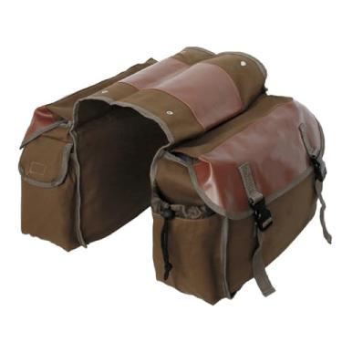 Imagem de JEELAD Bolsa para bicicletas, preto, verde, cáqui, cáqui, bolsa traseira para carrinho de compras de supermercado, viagem de ciclismo (cáqui)