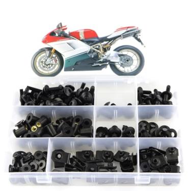 Imagem de Kit de parafusos de carenagem Xitomer, para DUCATI 848 1098 1198, kits de montagem/porcas/fixações/ilhós/ilhósxitomer preto FBT00472BK