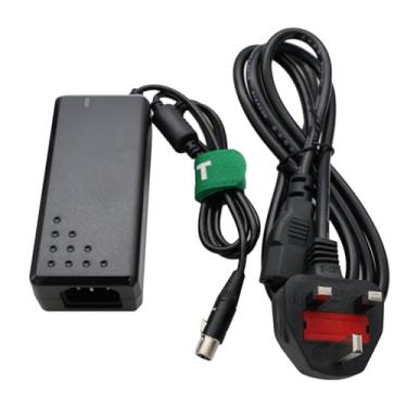 Imagem de HangTon TA4F Adaptador de fonte de alimentação CA CC de 4 pinos para dispositivos de som 8-Series 888 833 Scorpio A20-RX A20-Nexus CL-16 gravador mixer, mini XLR 12V 5A 60W, XL-WPTA4