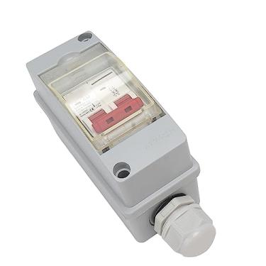 Imagem de Interruptor de Desconexão do Disjuntor MCB 2P DC 500V 32A Com Caixa de Distribuição à Prova D'água IP65 Adequado para Sistema de Energia Solar (Sem cabo)