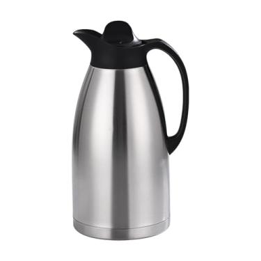 Imagem de YWJLQH Jarra térmica de aço inoxidável para café, dispensador de água ou chá, copos, jarra de água, tampa selada para, de férias, casa, 3l