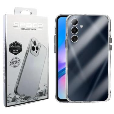 Imagem de Capa Capinha Clear Case Space Compatível Samsung Galaxy A05s Rígida Anti Amarelamento Resistente