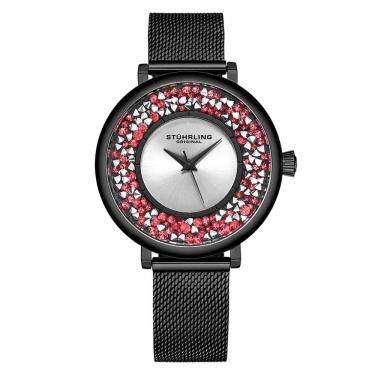 Imagem de Relógio Feminino Stuhrling 793A Quartzo 38mm, Preto Clássico