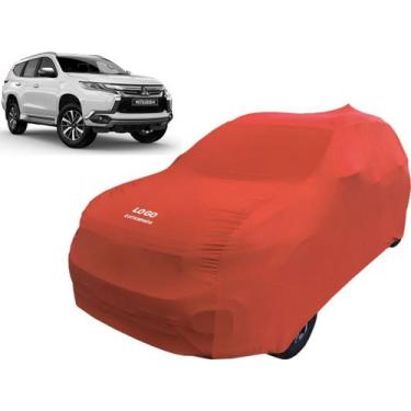 Imagem de Capa Automotiva Para Mitsubishi Pajero Sport Tecido Lycra - Mz, Vermel
