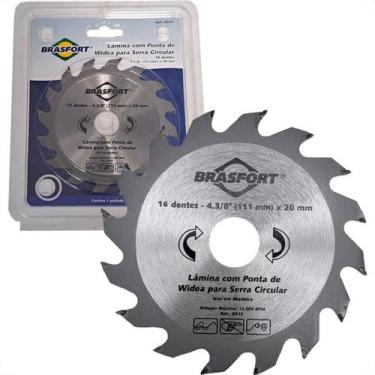 Imagem de Serra Circular Widea Brasfort 4.3/8''X 16 Dentes X 20Mm - BRASFORT / B