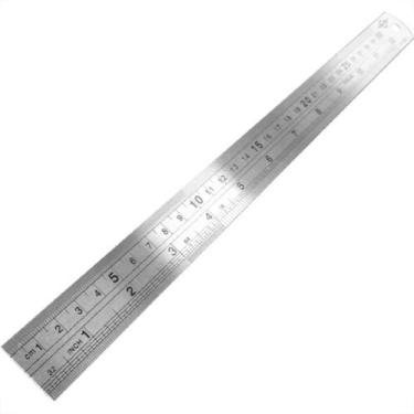Imagem de Regua Aco Inox Brasfort 30Cm.. - BRASFORT / BRAFT