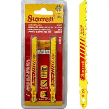 Imagem de Serra Tico-Tico Lamina Starrett Madeira Bi-Metal Com 2 Pecas Bu36-2 - 