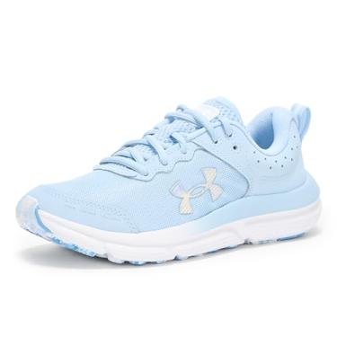 Imagem de Under Armour Tênis feminino Grade School Assert 10, (464) Azul Nimbus, azul Nimbus, azul iridescente, 19