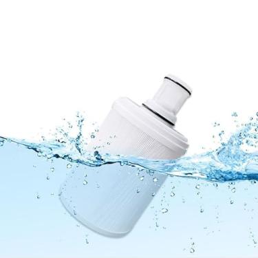 Imagem de MDDJJRY Filtro atualizado 100186 compatível com cartucho de filtro de água Am-way ESpring 100188CH & 100186, caixa de cartucho de carbono ativado UV com pré-filtro, filtragem de alta eficiência