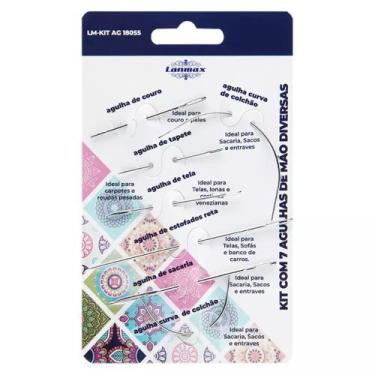 Imagem de Kit Com 7 Agulhas De Mão Diversas - LM-KIT AG 18055 - Lanmax