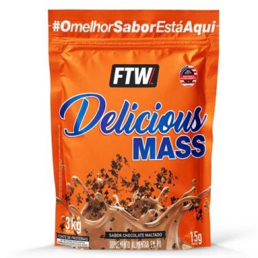 Imagem de Delicious Mass Hipercalórico Pouch 3kg FTW, 3kg