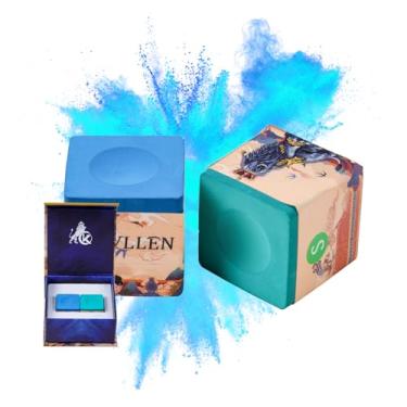 Imagem de KONLLEN Royal Billiards bastão de bilhar nano tecnologia para tacos de bilhar giz de bilhar S/M com suporte magnético de giz de couro