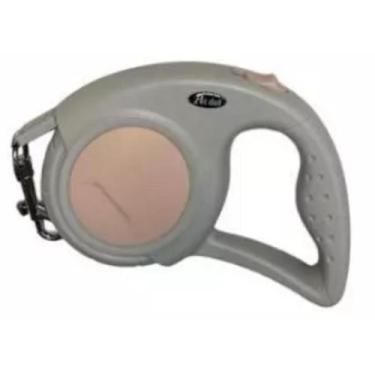 Imagem de Coleira Guia Retrátil 5 Metros Pets Cachorro Cães Resistente Com Trava