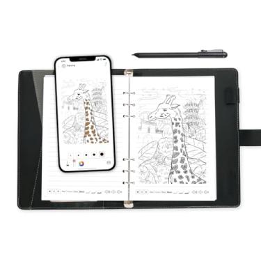Imagem de Ophaya Conjunto de caneta inteligente de caneta digital 2 em 1, inclui Smartpen, notebook, use com o aplicativo Ophaya para anotações, gravação, armazenamento