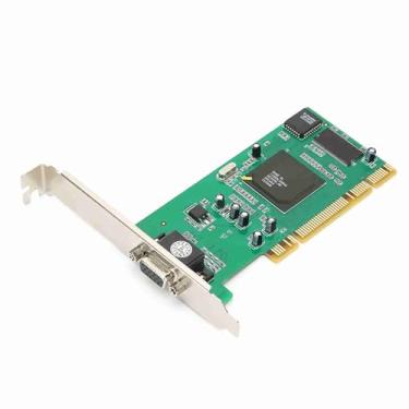 Imagem de Placa de vídeo PCI, placa VGA, 8 MB para exibição de servidor/desktop/computador industrial