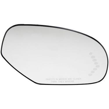 Imagem de Dorman 57604 Vidro retrovisor de porta de plástico do lado do passageiro, aquecido, compatível com modelos selecionados Cadillac/Chevrolet/GMC