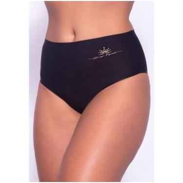 Imagem de Kit 4 Calcinhas Sem Costura Cós Alto 9CM Corte a Laser Não Marca Hanga