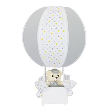 Imagem de Abajur Balãozinho Urso Triângulos Amarelos