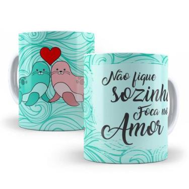 Imagem de Caneca de Cerâmica 325ml Foca Focada - Mecolour