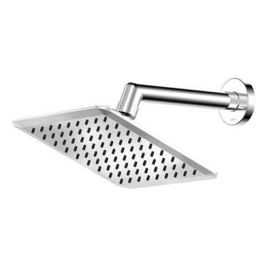 Imagem de Ducha Parede Quadrada 1 Jato Cromada Flex - Docol